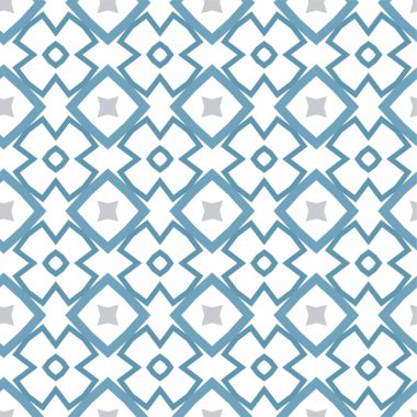 Geometrik soyut dikişsiz desen, vektör illüstrasyonu