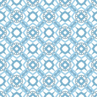 Geometrik soyut dikişsiz desen, vektör illüstrasyonu