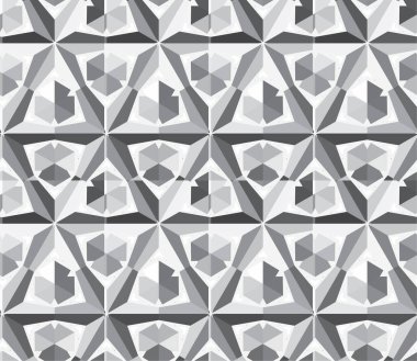 soyut geometrik dikişsiz desen, vektör illüstrasyonu