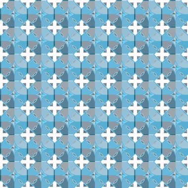 Geometrik soyut dikişsiz desen, vektör illüstrasyonu