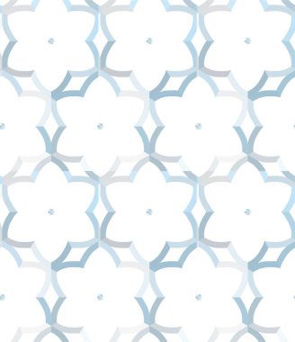 Geometrik soyut dikişsiz desen, vektör illüstrasyonu