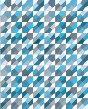 Geometrik soyut dikişsiz desen, vektör illüstrasyonu