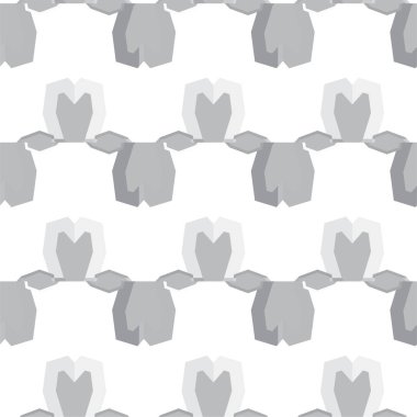 Geometrik soyut dikişsiz desen, vektör illüstrasyonu