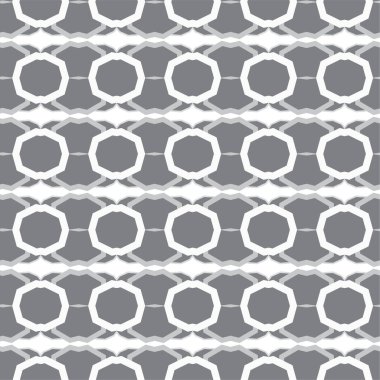 Geometrik soyut dikişsiz desen, vektör illüstrasyonu