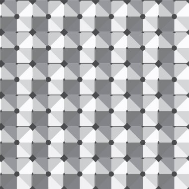 Geometrik soyut dikişsiz desen, vektör illüstrasyonu