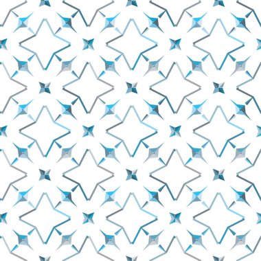 Geometrik soyut dikişsiz desen, vektör illüstrasyonu