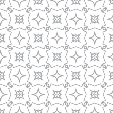 Geometrik soyut dikişsiz desen, vektör illüstrasyonu