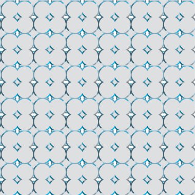 Geometrik soyut dikişsiz desen, vektör illüstrasyonu