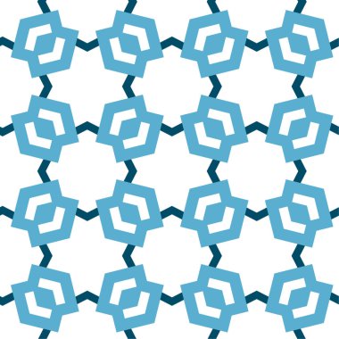 Geometrik soyut dikişsiz desen, vektör illüstrasyonu