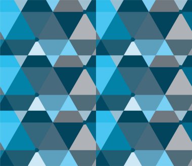 Geometrik soyut dikişsiz desen, vektör illüstrasyonu