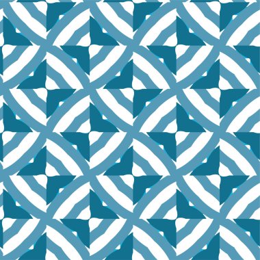 Geometrik soyut dikişsiz desen, vektör illüstrasyonu