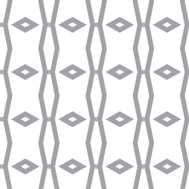 Geometrik soyut dikişsiz desen, vektör illüstrasyonu