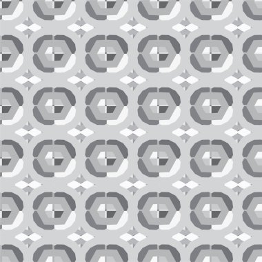 Geometrik soyut dikişsiz desen, vektör illüstrasyonu