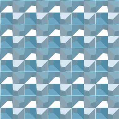 soyut geometrik dikişsiz desen, vektör illüstrasyonu