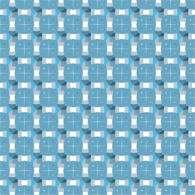 Geometrik soyut dikişsiz desen, vektör illüstrasyonu