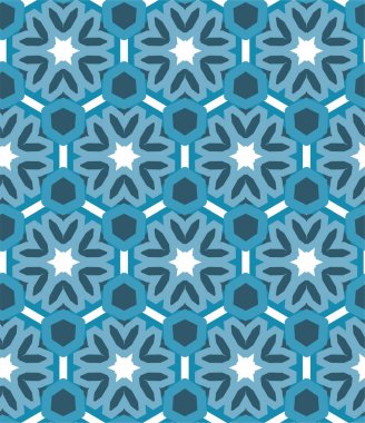 Geometrik soyut dikişsiz desen, vektör illüstrasyonu