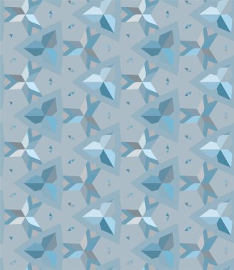 Geometrik soyut dikişsiz desen, vektör illüstrasyonu