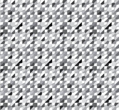 Geometrik soyut dikişsiz desen, vektör illüstrasyonu