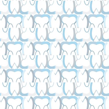 Geometrik soyut dikişsiz desen, vektör illüstrasyonu