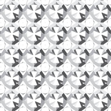 Geometrik soyut dikişsiz desen, vektör illüstrasyonu