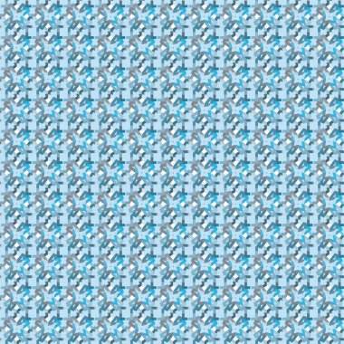 Geometrik soyut dikişsiz desen, vektör illüstrasyonu