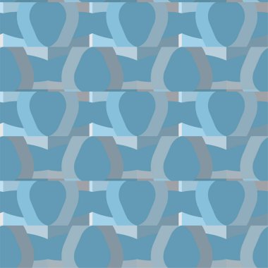 Geometrik soyut dikişsiz desen, vektör illüstrasyonu