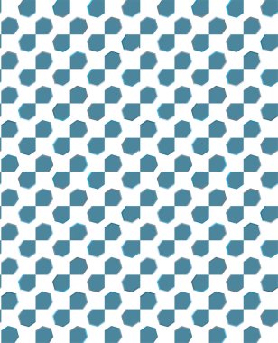 Geometrik soyut dikişsiz desen, vektör illüstrasyonu