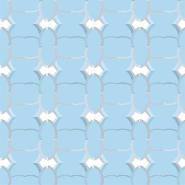 Geometrik soyut dikişsiz desen, vektör illüstrasyonu