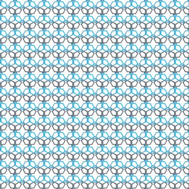 Geometrik soyut dikişsiz desen, vektör illüstrasyonu