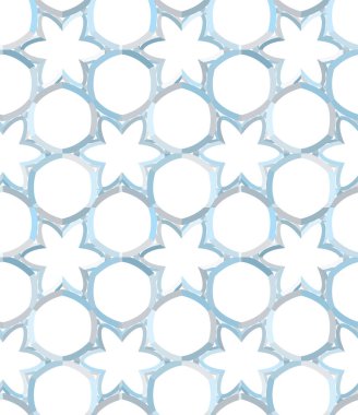 Geometrik soyut dikişsiz desen, vektör illüstrasyonu