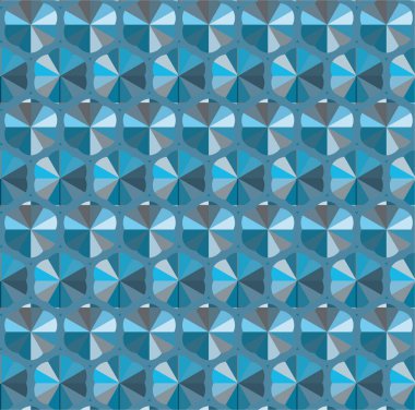 Geometrik soyut dikişsiz desen, vektör illüstrasyonu