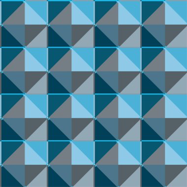 Geometrik soyut dikişsiz desen, vektör illüstrasyonu