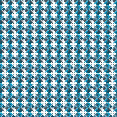 Geometrik soyut dikişsiz desen, vektör illüstrasyonu