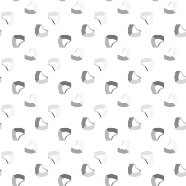 Geometrik soyut dikişsiz desen, vektör illüstrasyonu