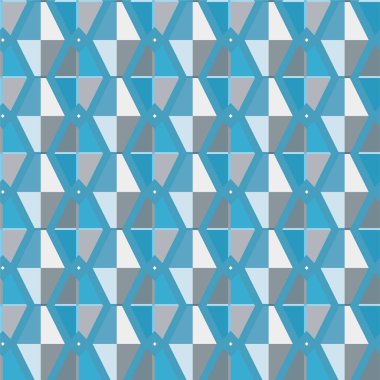 Geometrik soyut dikişsiz desen, vektör illüstrasyonu