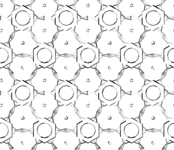Геометрический Абстрактный Бесшовный Шаблон Векторная Иллюстрация — стоковый вектор