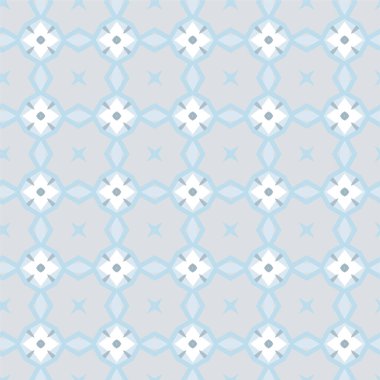 Geometrik soyut dikişsiz desen, vektör illüstrasyonu