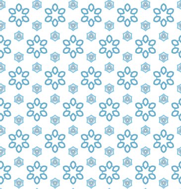 Geometrik soyut dikişsiz desen, vektör illüstrasyonu