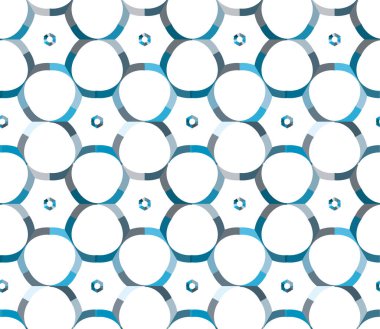 Geometrik soyut dikişsiz desen, vektör illüstrasyonu