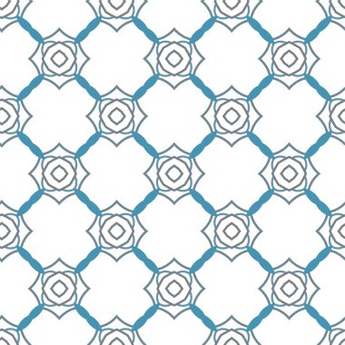 Geometrik soyut dikişsiz desen, vektör illüstrasyonu