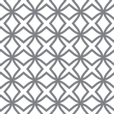 Geometrik soyut dikişsiz desen, vektör illüstrasyonu