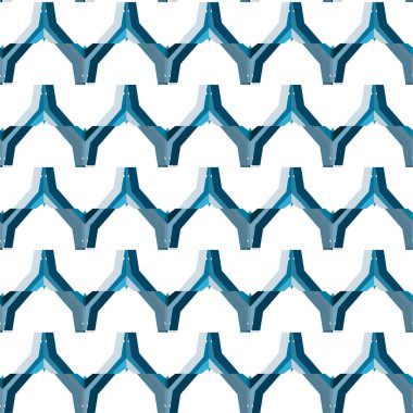 Geometrik yinelenen süs vektör deseni. Pastel tonları olan kusursuz tasarım dokusu