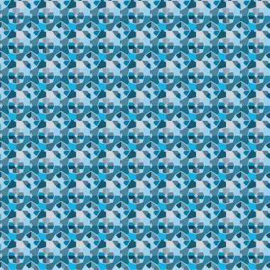 Geometrik soyut dikişsiz desen, vektör illüstrasyonu
