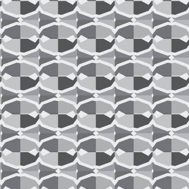 Geometrik soyut dikişsiz desen, vektör illüstrasyonu
