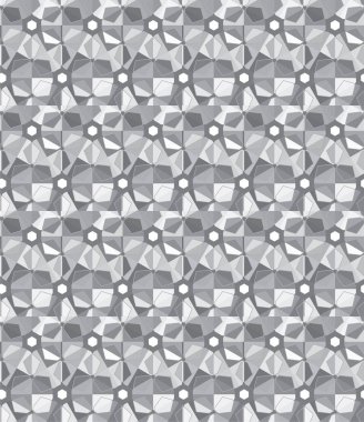 Geometrik soyut dikişsiz desen, vektör illüstrasyonu