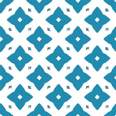 Geometrik soyut dikişsiz desen, vektör illüstrasyonu