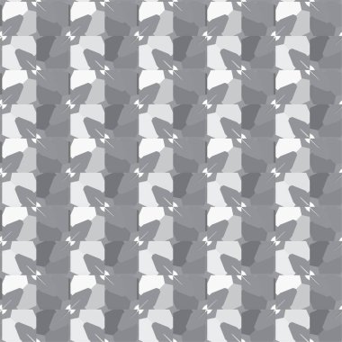 Geometrik soyut dikişsiz desen, vektör illüstrasyonu