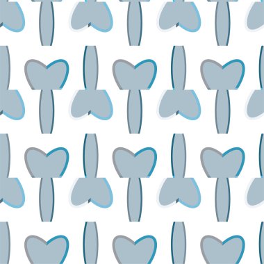 Geometrik şekilli kusursuz desen vektör çizimi