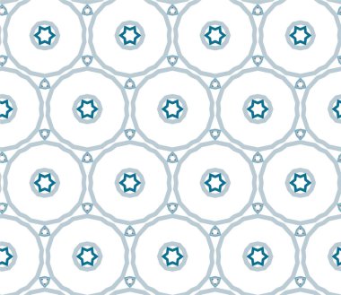 Geometrik şekilli kusursuz desen vektör çizimi  