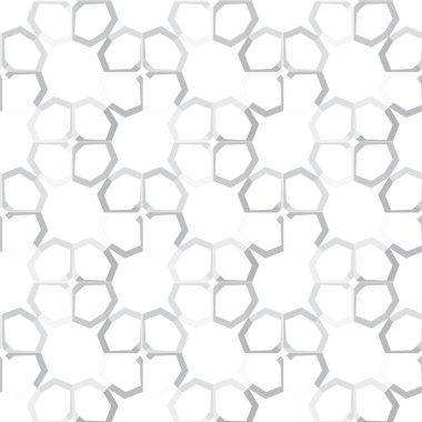 Geometrik soyut dikişsiz desen, vektör illüstrasyonu